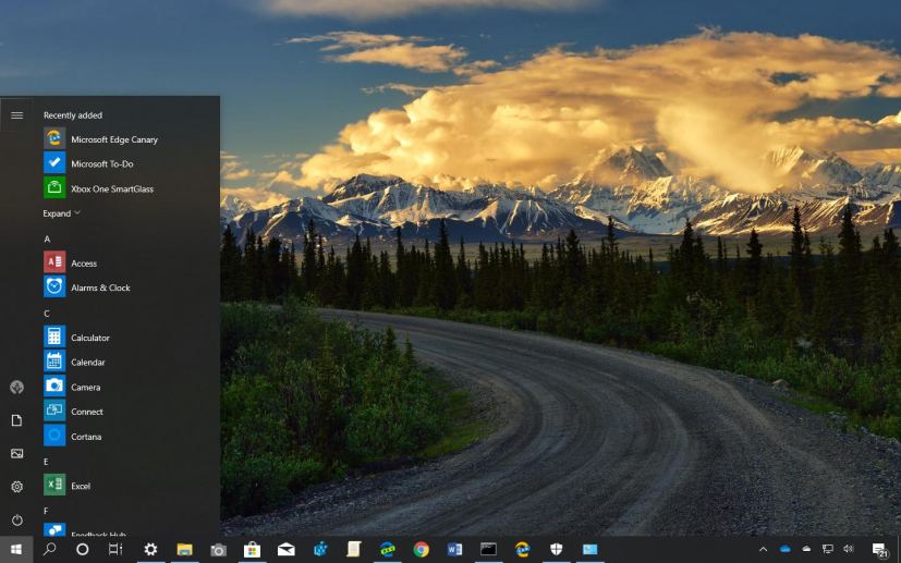 Hitting the Road theme for Windows 10 download