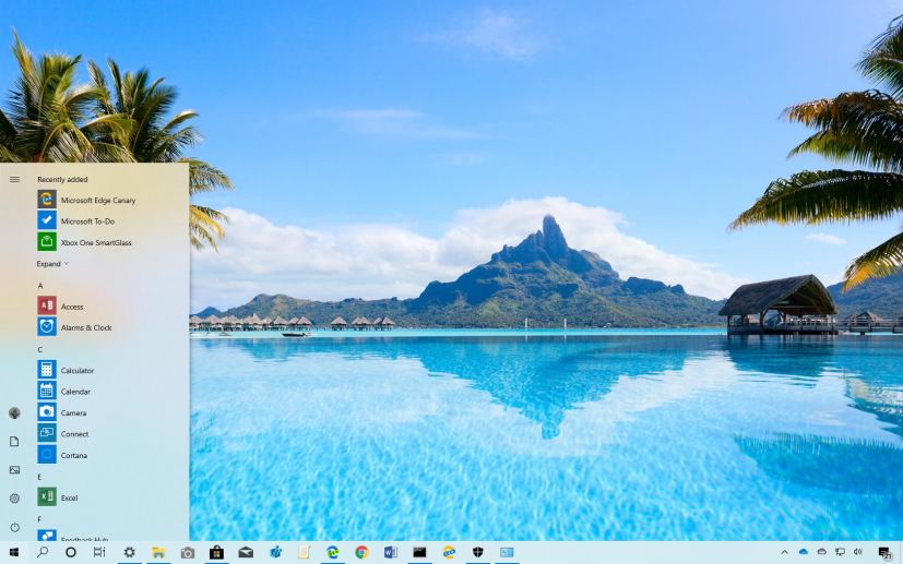 Islands in the Suns theme for Windows 10