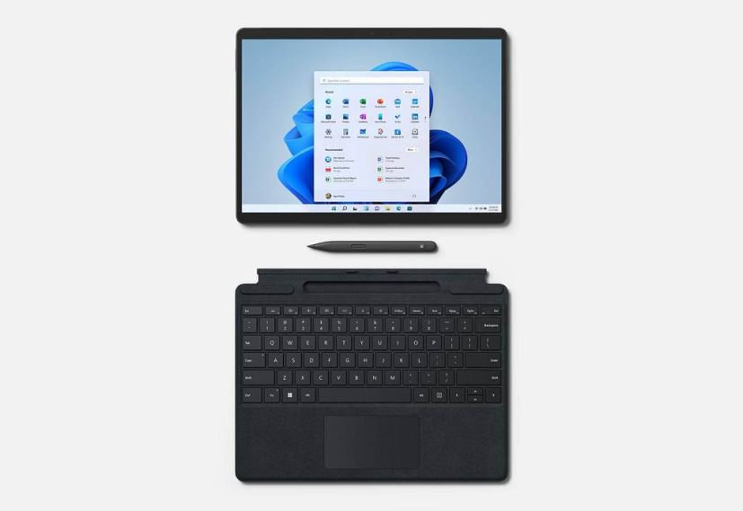 Surface Pro 8 keyboard and pen