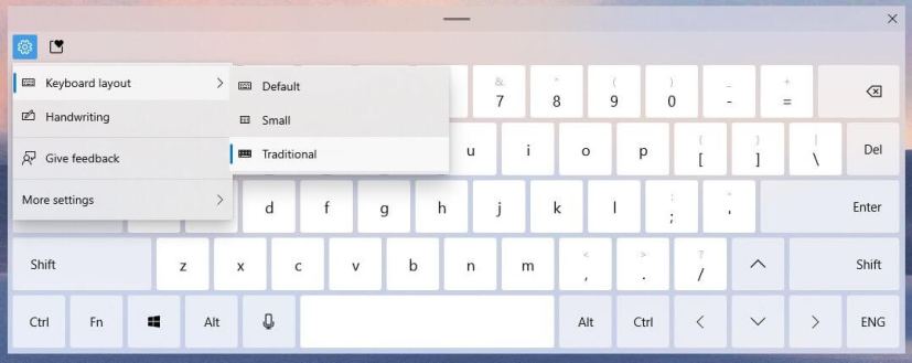 Windows 10 build 21310 keyboard