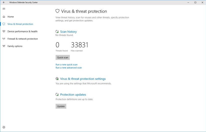 Virus & Threat Protection