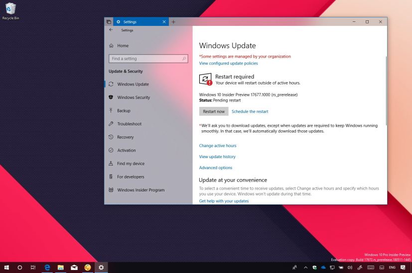 Windows 10 build 17677