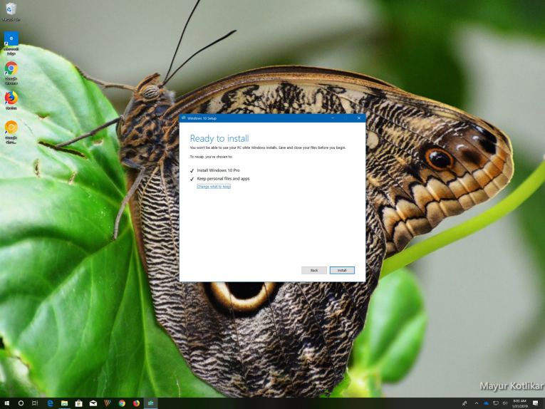 Windows 10 version 1903, April 2019 Update, setup experience