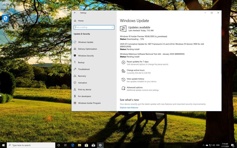 Windows 10 build 19546 download