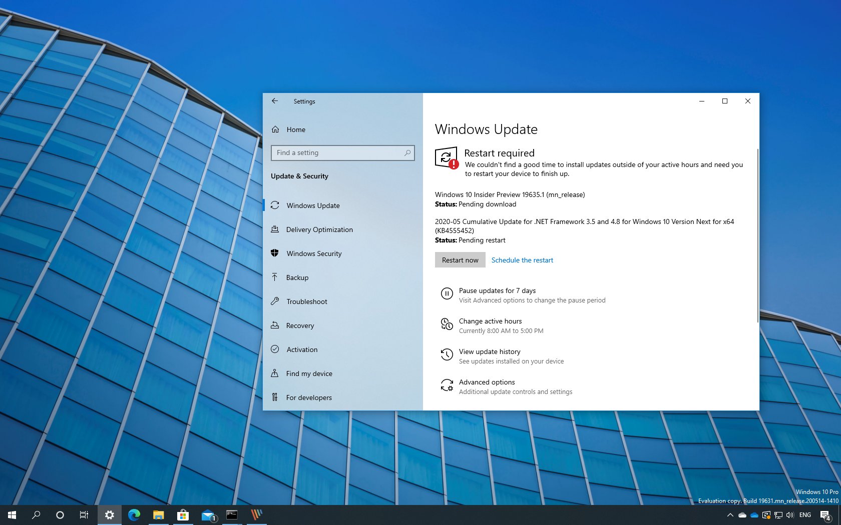 Windows 10 build 19635 download