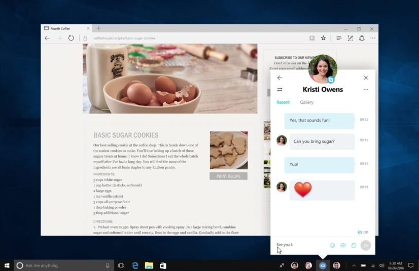 Windows 10 Creators Update features