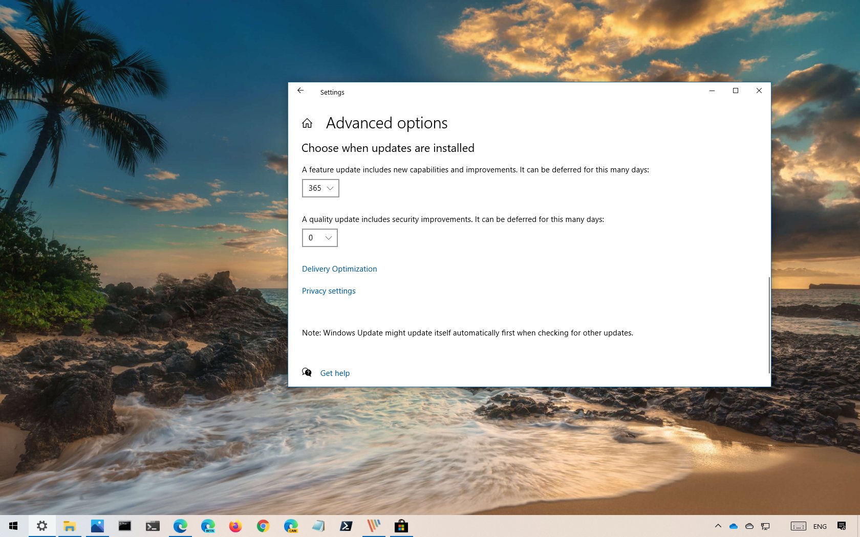 Windows 10 defer feature update