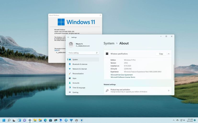 Windows 11 check version installed