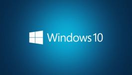 Windows 10 logo blue