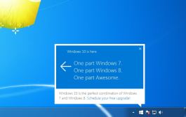 Windows 10 upgrade notification on Windows 7 and Windows 8.1