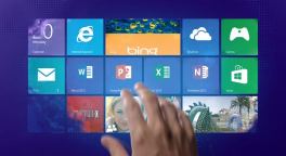 Windows 8 Start screen touch gesture